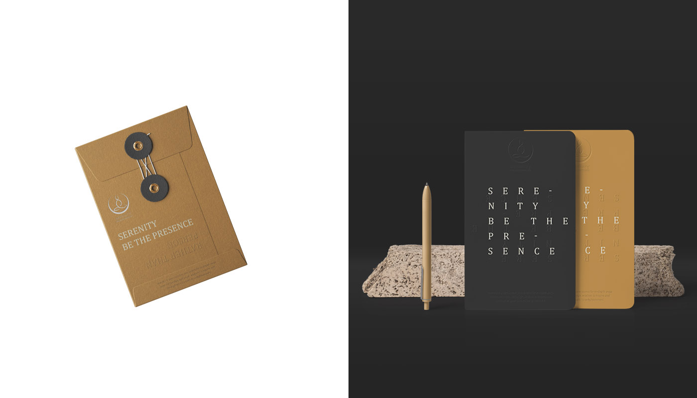  Two different Mockups on a books and envelope